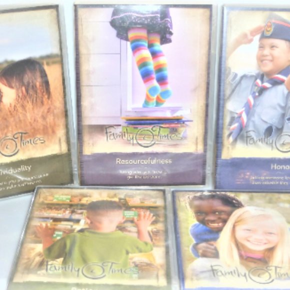 5 Family Times DVD Individuality Resourcefulness Honor Patience Spiritual DVD - Picture 1 of 8
